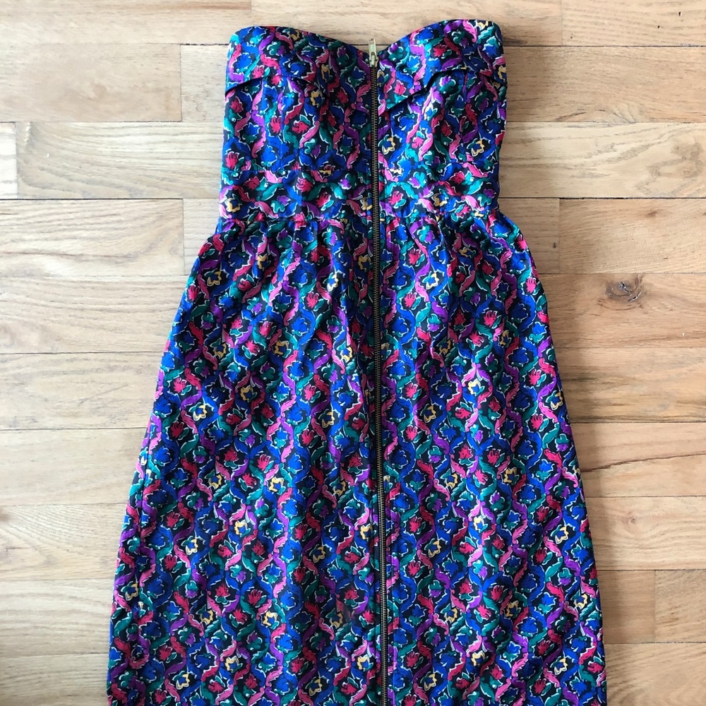Some Odd Rubies Zip Front Dress